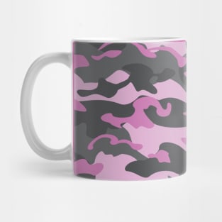 Gray Pink Camo Style Camouflage Pattern Mug